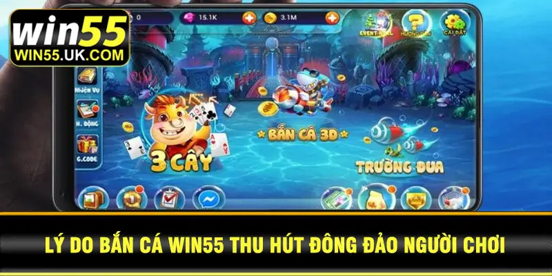 Lý do Bắn Cá WIN55 thu hút đông đảo người chơi